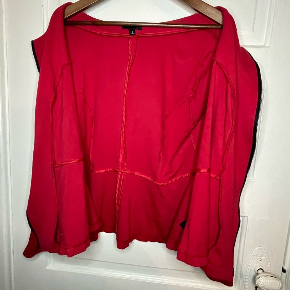 torrid 2 Ponte Knit Peplum Zip Up Jacket - Picture 10 of 12
